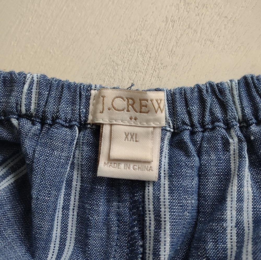 J. Crew Chambray Off the Shoulder Dress Size XXL - Picture 5 of 7